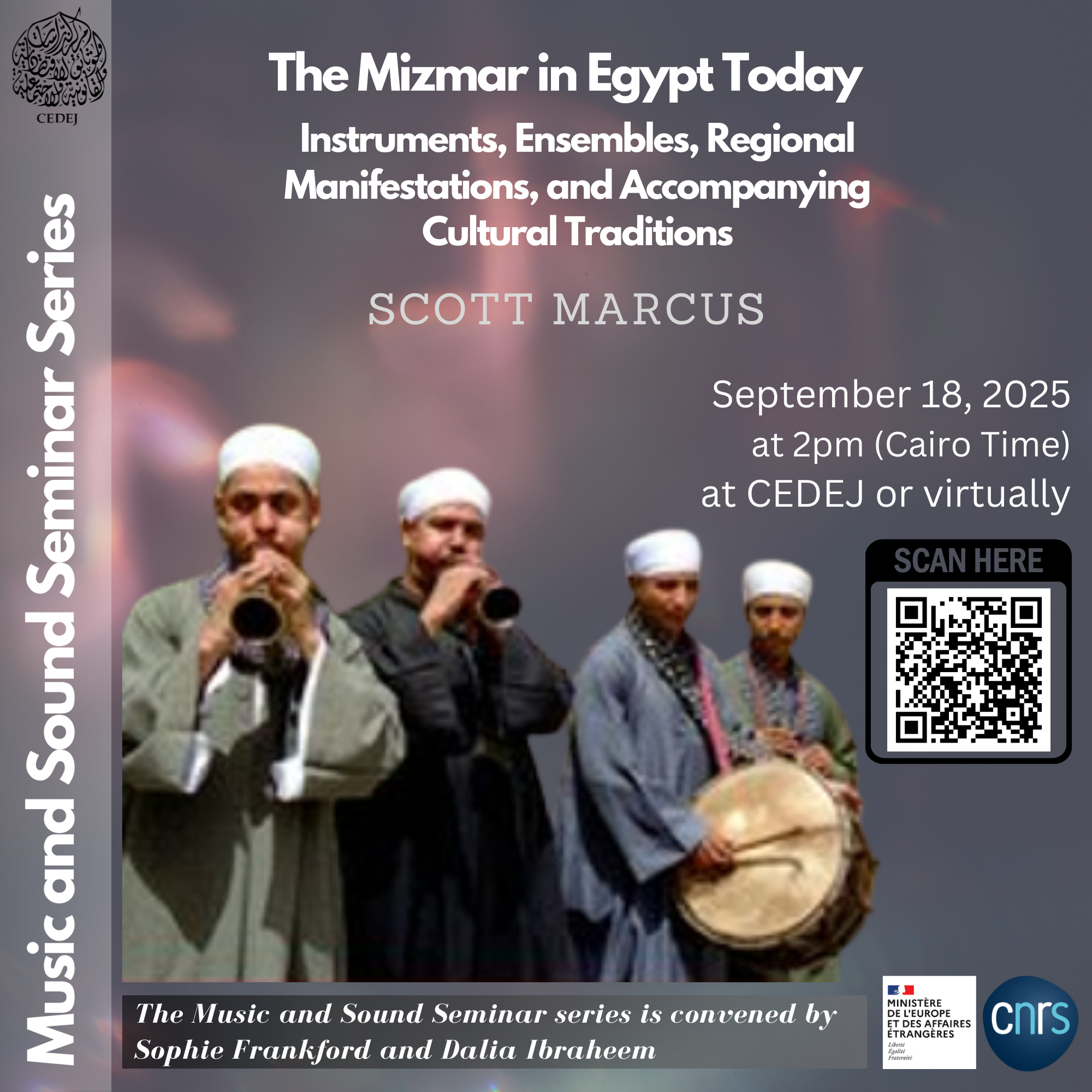Music and sound seminar September 18 Scott Marcus Ziad Fahmy