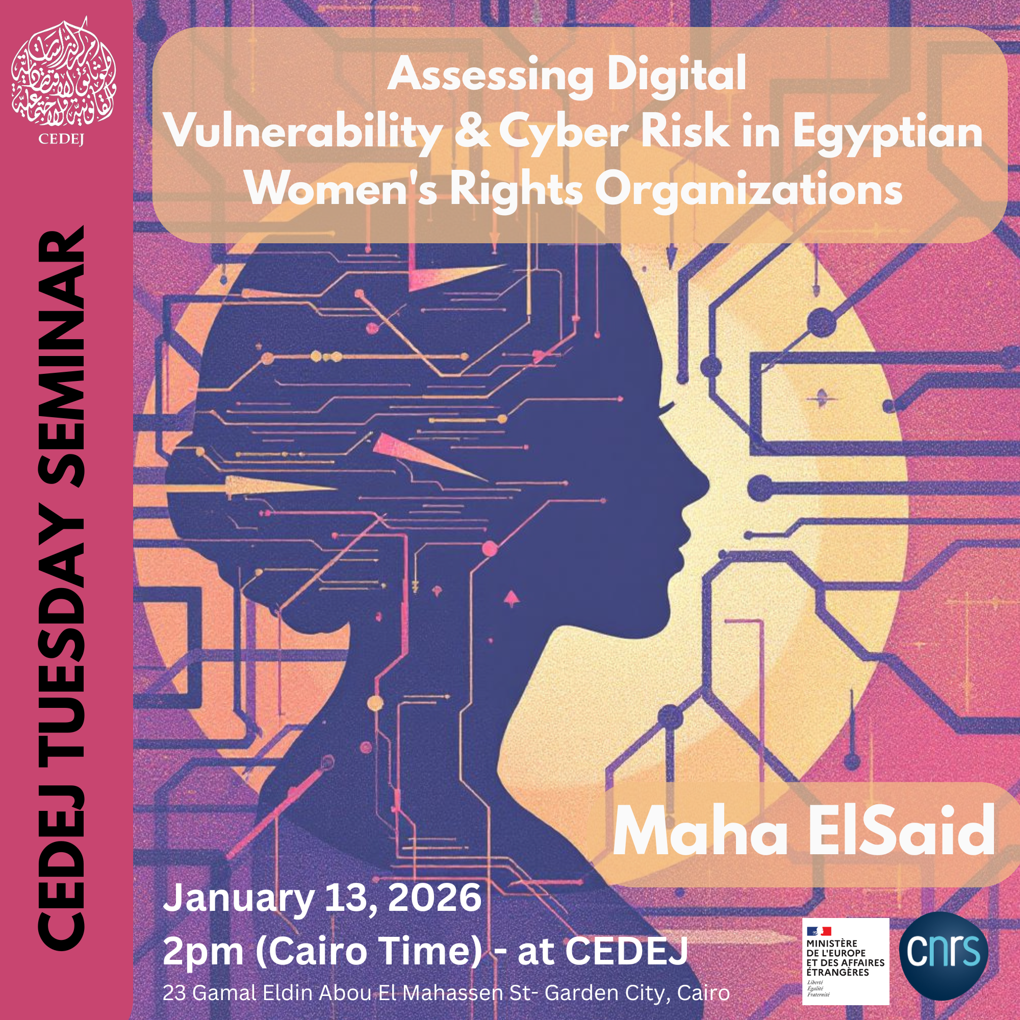 Tuesday Seminar 13 January 2026