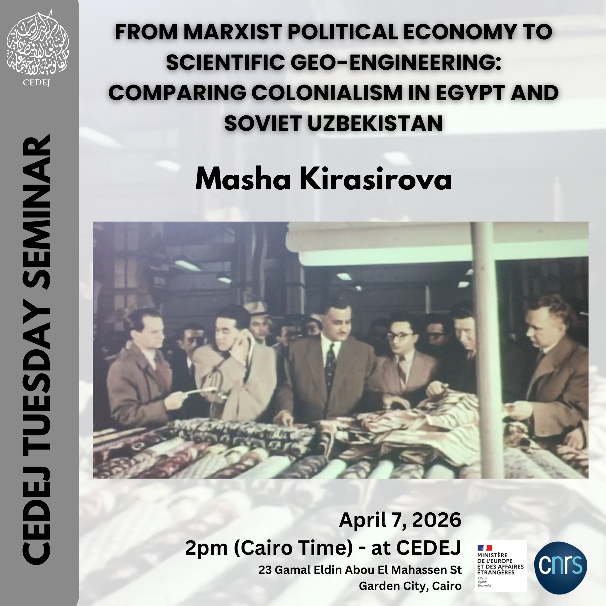 Tuesday seminar Masha Kirasirova