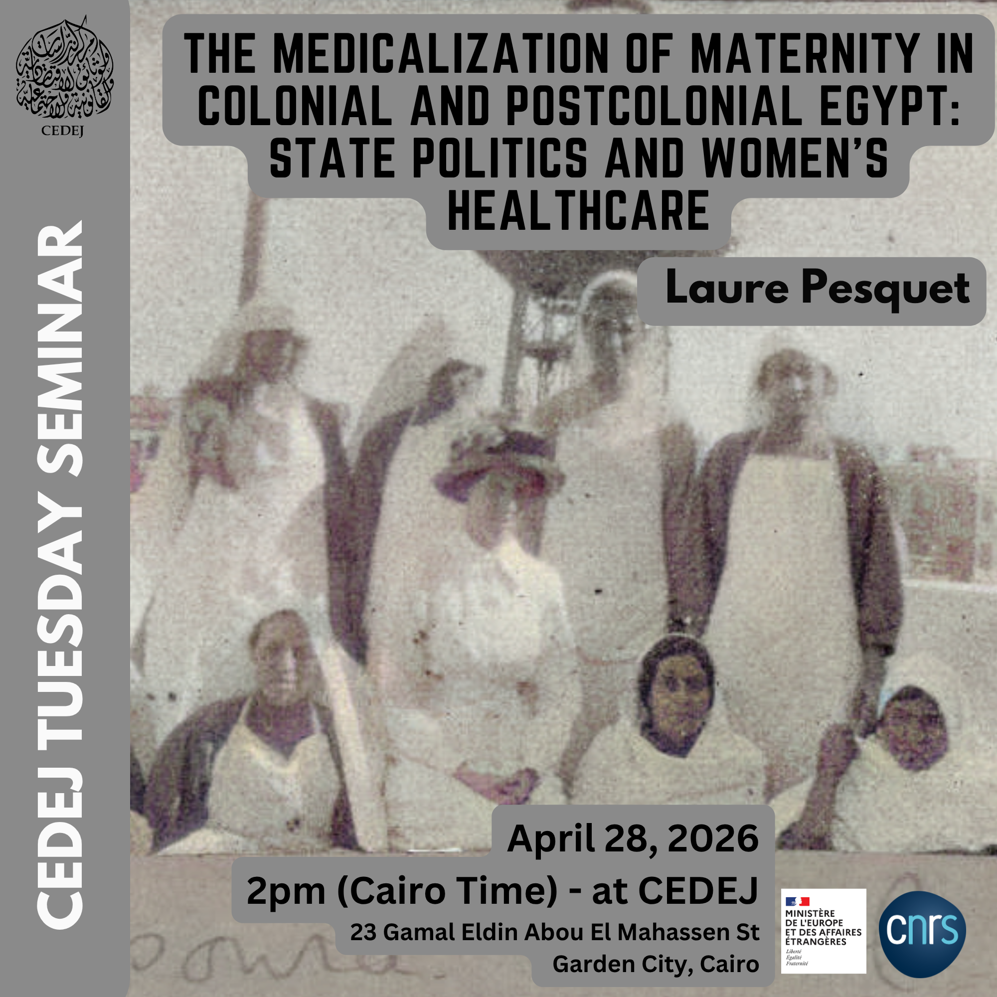 Tuesday seminar Laure Pesquet April 26