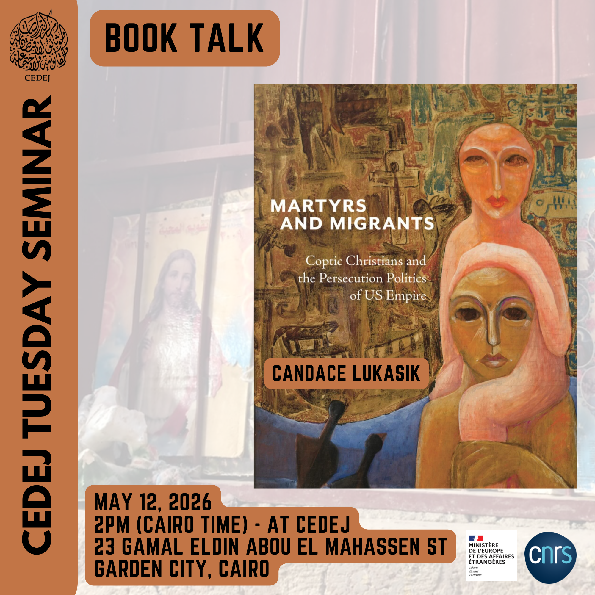 Tuesday seminar Candace Lukasik May 26